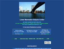 Tablet Screenshot of lowermanhattandialysis.com